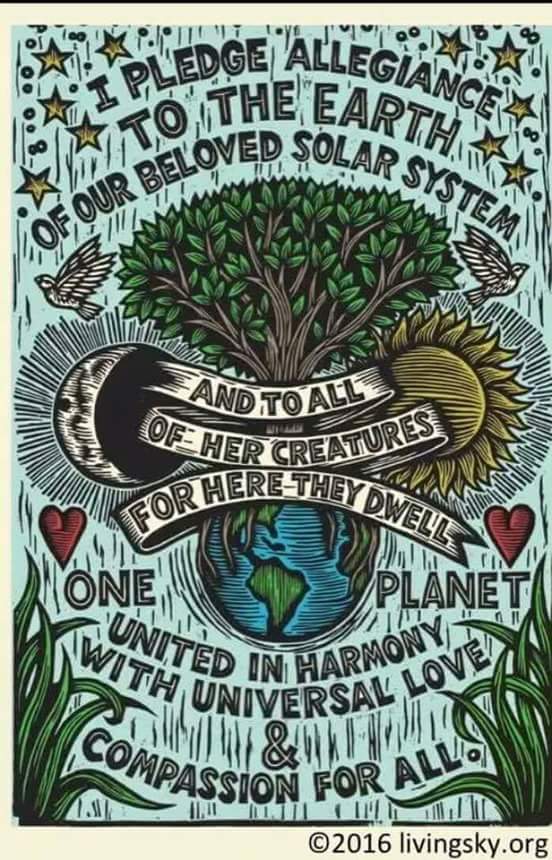 Earth pledge